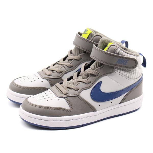 ナイキ スニーカー キッズ ジュニア 子供 靴 おしゃれ マジックテープ 運動 通学 部活 Nike Cd77 Court Borough Mid 2 Psv ナイキ コート ボロー ミッド 2 靴のニシムラ Paypayモール店 通販 Paypayモール