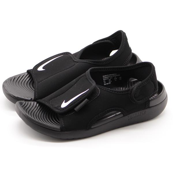 ナイキ サンダル キッズ ジュニア 子供 靴 黒 ブラック シューズ 男の子 サンレイ アジャスト Nike Sunray Adjust 5 V2 靴のニシムラ Paypayモール店 通販 Paypayモール
