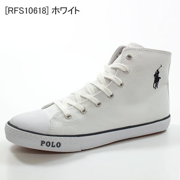 ポロ ラルフローレン スニーカー ハイカット 靴 おしゃれ シンプル キャンバス ポニーロゴ 白 赤 紺 クッション性 屈曲性 Polo Ralph Lauren Carson Hi 父の日 靴のニシムラ Paypayモール店 通販 Paypayモール
