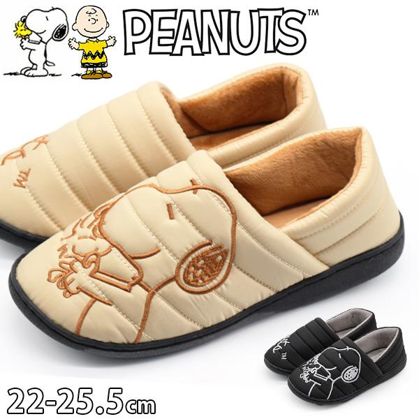 PEANUTS スヌーピー スリッパ レディース 靴 キャンプシューズ モック