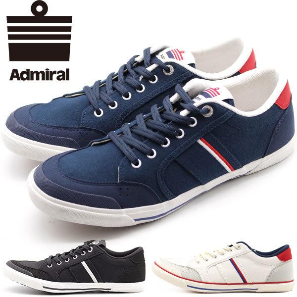 Admiral スニーカー レディース メンズ 靴 黒 ブラック 紺
