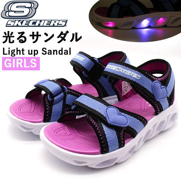 新品未使用Skechers ビジュー装飾サンダル Skechers スケッチャーズ サンダル ビジュー装飾 付きブラック