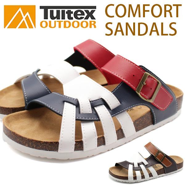 サンダル メンズ 靴 コンフォート 白 ホワイト ネイビー ブラウン 軽量 軽い クッション タルテックス Tultex Tex 41 父の日 靴のニシムラ Paypayモール店 通販 Paypayモール