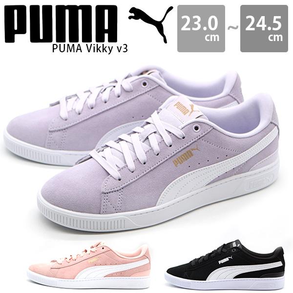 PUMA プーマ スニーカー レディース 靴 黒 ブラック グレー 軽量 軽い