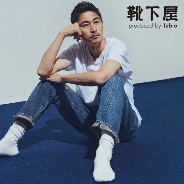 Tabio MEN（タビオ メン） メンズ 靴下 リッチェル リブ クルー