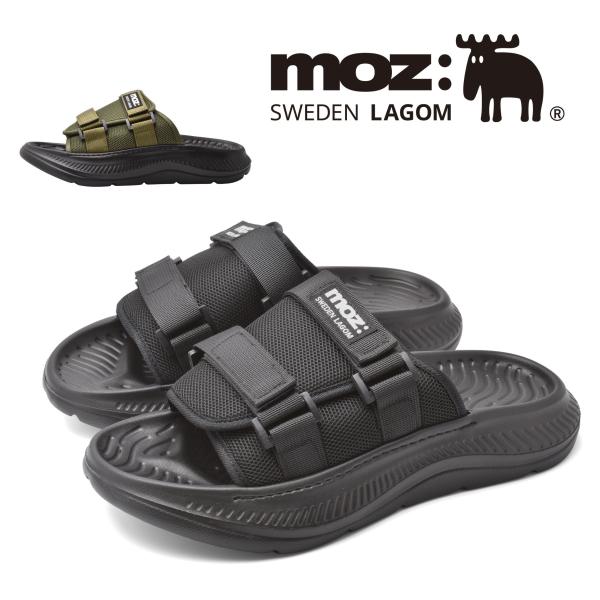 moz メンズサンダル ベルト シャワーサンダル ベルクロ モズ 6821