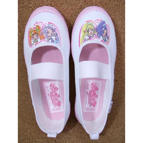 上履き プリキュアc 605 白 ピンク 上履き スクールシューズ 15 0cm 19 0cm Chr6050wpk 靴屋さんのホームページ Yahoo 店 通販 Yahoo ショッピング
