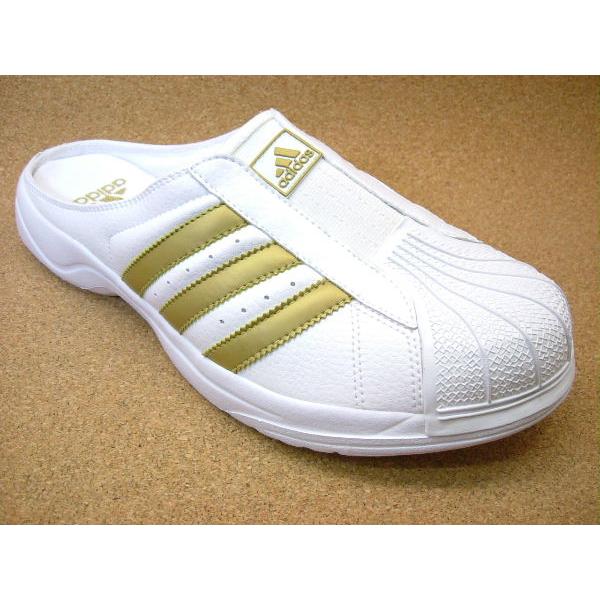 アディダス Adidas Ssクロッグ ホワイト メタリックゴールド メンズ サンダル 22 5cm 29 5cm Ssclogwgd 靴屋さんのホームページ Yahoo 店 通販 Yahoo ショッピング