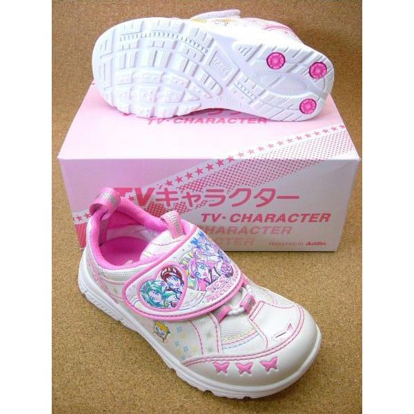 Yes プリキュア5 Gogo プリキュアc 417 白 ピンク キャラクタースニーカー 15 0cm 19 0cm U Pr417wpk 靴屋さんのホームページ Yahoo 店 通販 Yahoo ショッピング