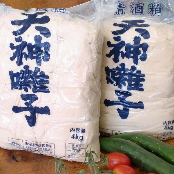 酒粕 4kg 漬物用 ねり粕 天神囃子 漬物などに使う さけ粕