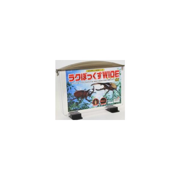 [Release date: February 28, 2018]暗い場所においておくと、ケースの側面に蛹室を作り、内部が観察しやすくなります。　（容量）　3500cc（サイズ）360 × 70 ×270