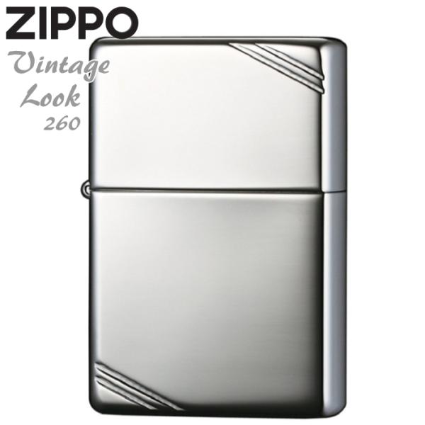 ZIPPO（ジッポー） 260 フラットトップ ハイポリッシュクローム 無地