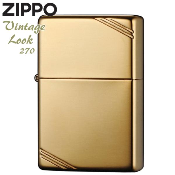 ZIPPO（ジッポー） ライター 270 フラットトップ ハイポリッシュブラス