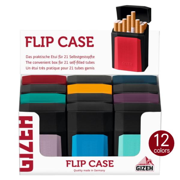 GIZEH FLIP CASEギゼ フリップケース1920年に誕生し、世界の手巻き愛好家から愛されるドイツの老舗ブランド "GIZEH ギゼ"のカラフルな手巻きタバコ用フリップケースです。色は12種類。レギュラーサイズのローラー＆巻紙が入り...