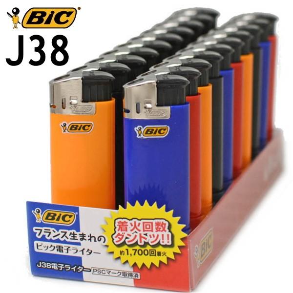 BIC（ビック） ビックJ38CR 20本入 CR対応 使いきり電子ライター