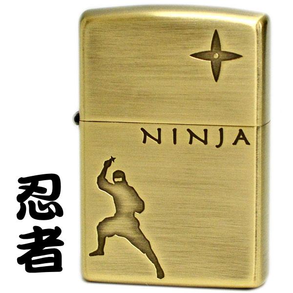 ZIPPO ライター ニンジャ BS ブラス古美仕上げ 1201S718 忍者
