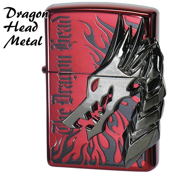 ZIPPO（ジッポー） ZDH-301RD ドラゴンヘッド イオンレッド 渋い 