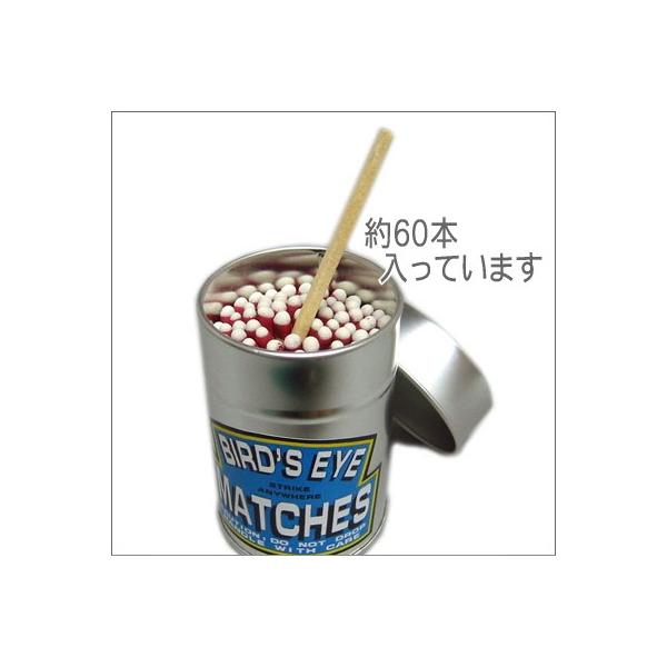 ロウマッチ バードアイ丸缶マッチ 約60本入 単品販売 Buyee Buyee Japanese Proxy Service Buy From Japan Bot Online