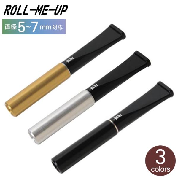 ROLL ME UP MULTI HOLDERロールアップ マルチホルダーこれは便利・・・。ジグザグ製のウルトラスリム、スリム、レギュラーサイズのフィルターで巻き上げたシャグすべてに対応するシガレットホルダーです。シガレット挿入部内側が段加...