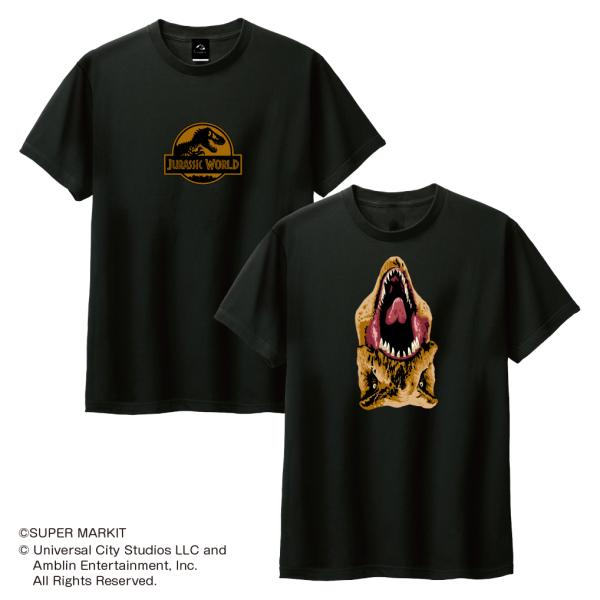【ジュラシックワールド】BOTY公式　体モノマネ　ロゴ入りTシャツ　ティラノサウルス・レックス