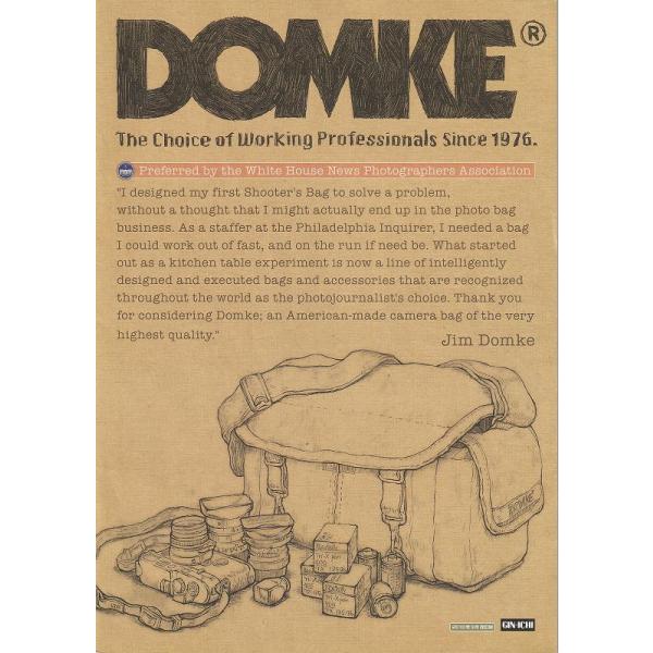 ドンケ DOMKE の カメラバッグ 総合カタログ/2010.3/GIN-ICHI(未使用美品)