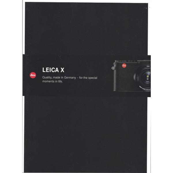 Leica ライカ X  の 総合カタログ (未使用美品)