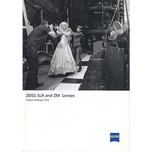 ZEISS ツアイス SLR &amp; ZMレンズ の カタログ /2014(未使用美品)・A4版 全14頁・メール便 発送 可能商品です。