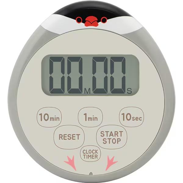 最大99分50秒まではかれるキッチンタイマー。防水仕様で水のかかりやすい場所でも安心して使える防水（IPX7）タイプです。時計代わりにも使える便利な時計モード付時間をはかる「タイマー機能」としてだけでなく、使わないないときは時計として使える...