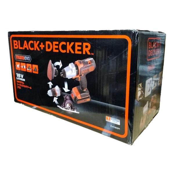 BLACK+ DECKER 18Vマルチツール プラス EVO183P1 インパクトドライバー 丸ノコ ドリルドライバー 電動工具 電動ドライバー 電動ドリル kwelfare_4536178862318