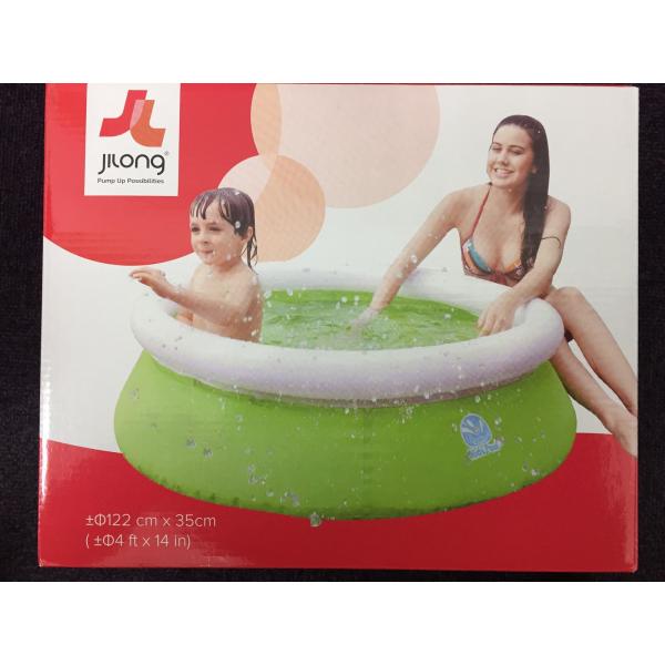 JILOng キッズプール ブルー 122×35cm JL-017230NPF 浮き輪 プール 家庭用 水遊び