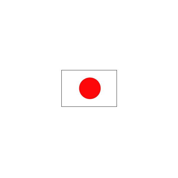 「アクリルバンテン地国旗（日の丸） 140ｃm×210ｃm」日本 国旗 日章旗