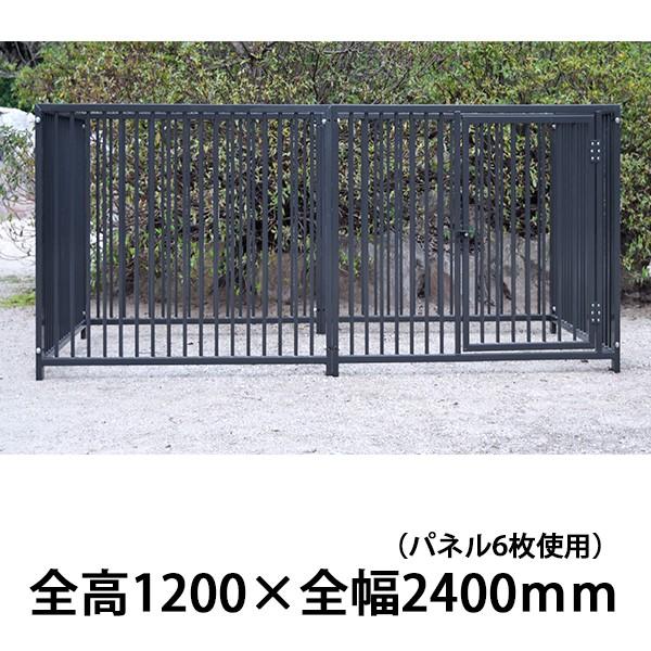 屋外用 犬用サークル・ケージ スチール製 全高1200mm・全幅 屋外用 犬用サークル・ケージ スチール製 全高1200mm・全幅