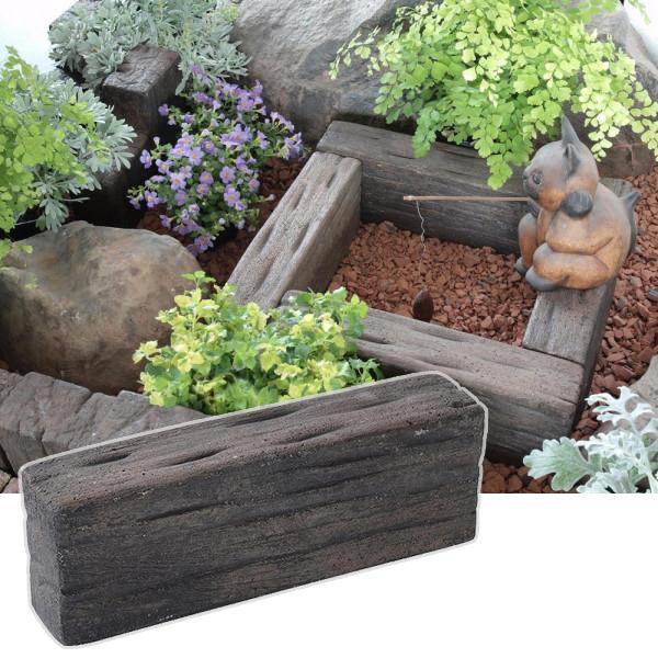 木材風 コンクリート花壇材 8個セット 擬木 あっと解消 Yahoo 店 通販 Yahoo ショッピング