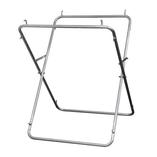 自立式のスタンドで作業効率アップ！1100×1100規格のフレコンバック専用スタンドです。コンパクトに折りたためるので、収納場所にも困りません。・サイズ：（約）　　折りたたみ時：長さ910×高さ1450×幅160mm　　使用時：長さ910×...