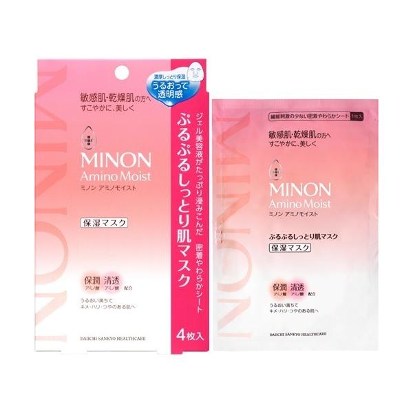 MINON ミノン アミノモイスト ぷるぷるしっとり肌マスク ( 4枚入 )