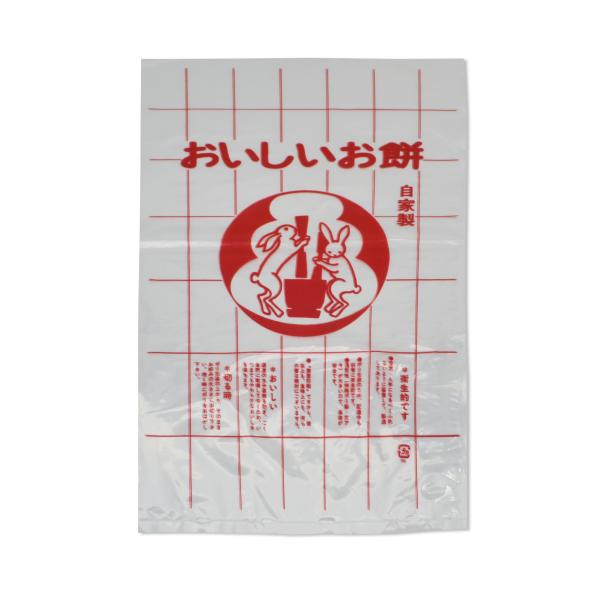 三共商店　ポリエチレン餅袋(小) 30cm×50cm 無色透明 100枚入り