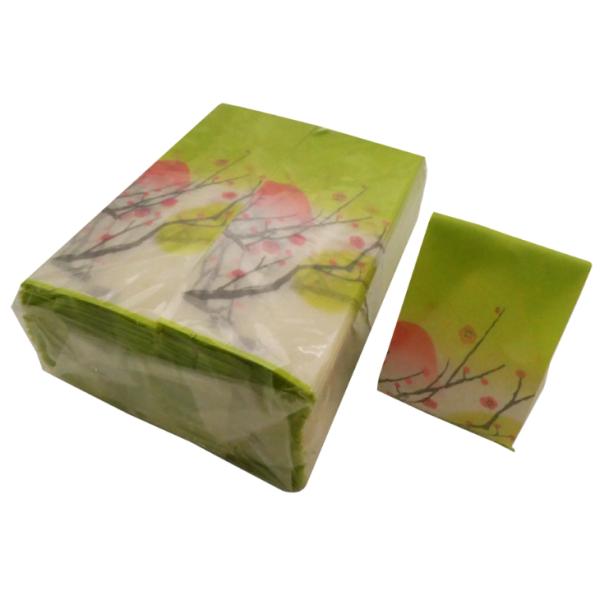 三共商店　脱酸素剤用梅柄ガゼット袋W49ｍｍ×Ｌ133ｍｍ×D40ｍｍ（膨らました奥行）200枚入り　52586