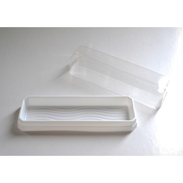 三共商店在庫共有品<br> 生もの販売容器 ルミアトアレ(1連 )16.5cm(白) 本体+フタ×100個セット