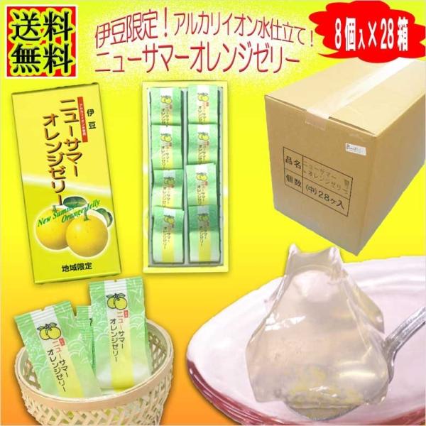ニューサマーオレンジゼリー8個入×28箱 法人ギフト 記念品 景品 販促