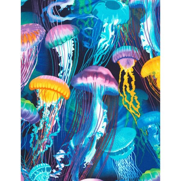 輸入 Usaコットン 生地 布 ジェリーフィッシュ ｃ６１４６ 入園入学 海の生き物 クラゲ タイムレストレジャーズ 商用利用可能 Buyee 日本代购平台 产品购物网站大全 Buyee一站式代购 Bot Online