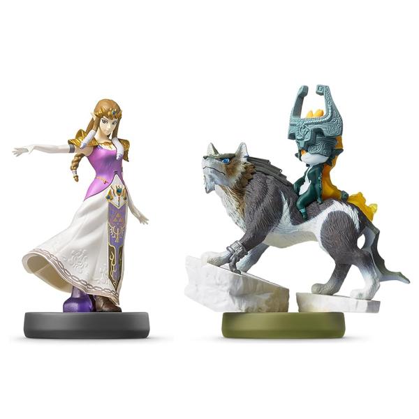 amiibo ゼルダの伝説 2種セット ウルフリンク + ゼルダ[大乱闘
