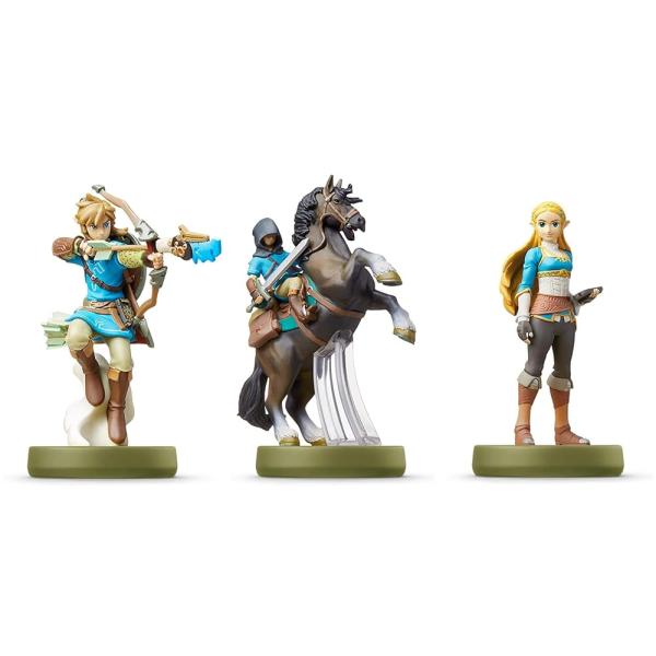 amiibo 3種セット リンク (弓) (騎乗) ゼルダ 【ブレス オブ ザ
