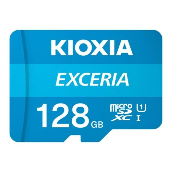 KIOXIA キオクシア 旧東芝メモリ microSD KEMC-A128GB UHS-I Class10 SD変換アダプタ付き XCERIA エクセリア