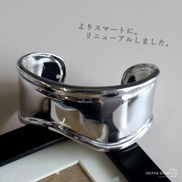 ヴィンテージ シルバー ブレスレット バングル カフ カーネーション　ワイド ヴィンテージ シルバー ブレスレット バングル カフ