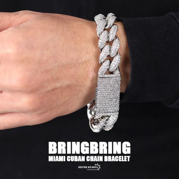 喜平ブレスレット　チェーンブレスレット 極太 シルバー925 ストリート シルバー925 喜平ブレスレット 喜平チェーン 極太 幅16mm 中折式