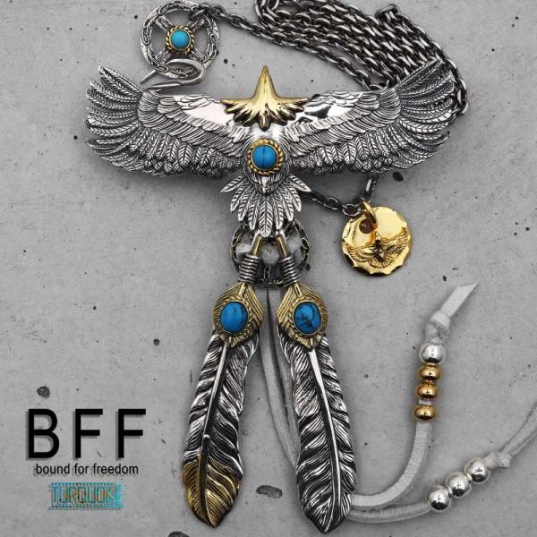 イーグル　シルバー925 ゴールドヘッド　ハンドメイド　返品保証付　本物鑑定書有 kyasya_bffns034