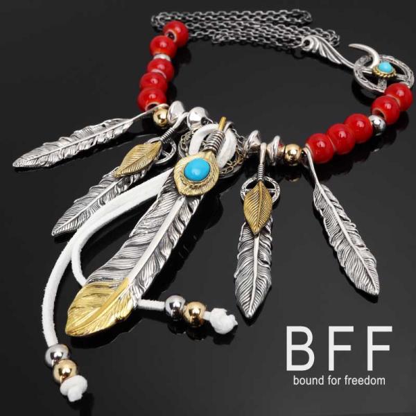 ✴︎２０日までの出品✴︎ silver925 フェザーネックレス　ホワイトハーツ BFF ブランド フェザーネックレス シルバー925 フェザー 羽根