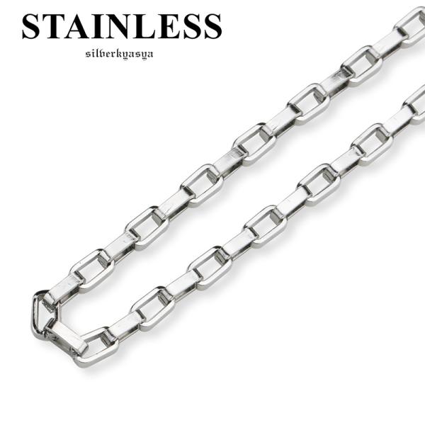 ＼最大30％OFFクーポン登場中！／ステンレス ベネチアンチェーン ステンレスチェーン ネックレス 幅2mm 3mm 長さ40cm 45cm 50cm 60cm 爆買