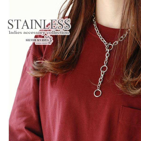 ＼夏のSALE MAX30%OFFクーポン／マンテル チェーンネックレス ステンレス 4面カット アズキチェーン シルバー 小豆 あずき アレルギー対応 ペア 爆買