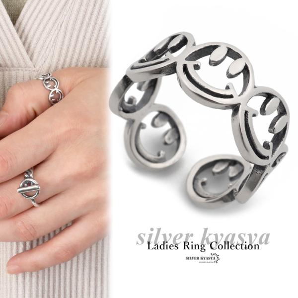 KOMI Designs コミ ぐるっとスマイル 925 シルバー リング KOMI Designs コミ ぐるっとスマイル 925 シルバー リング
